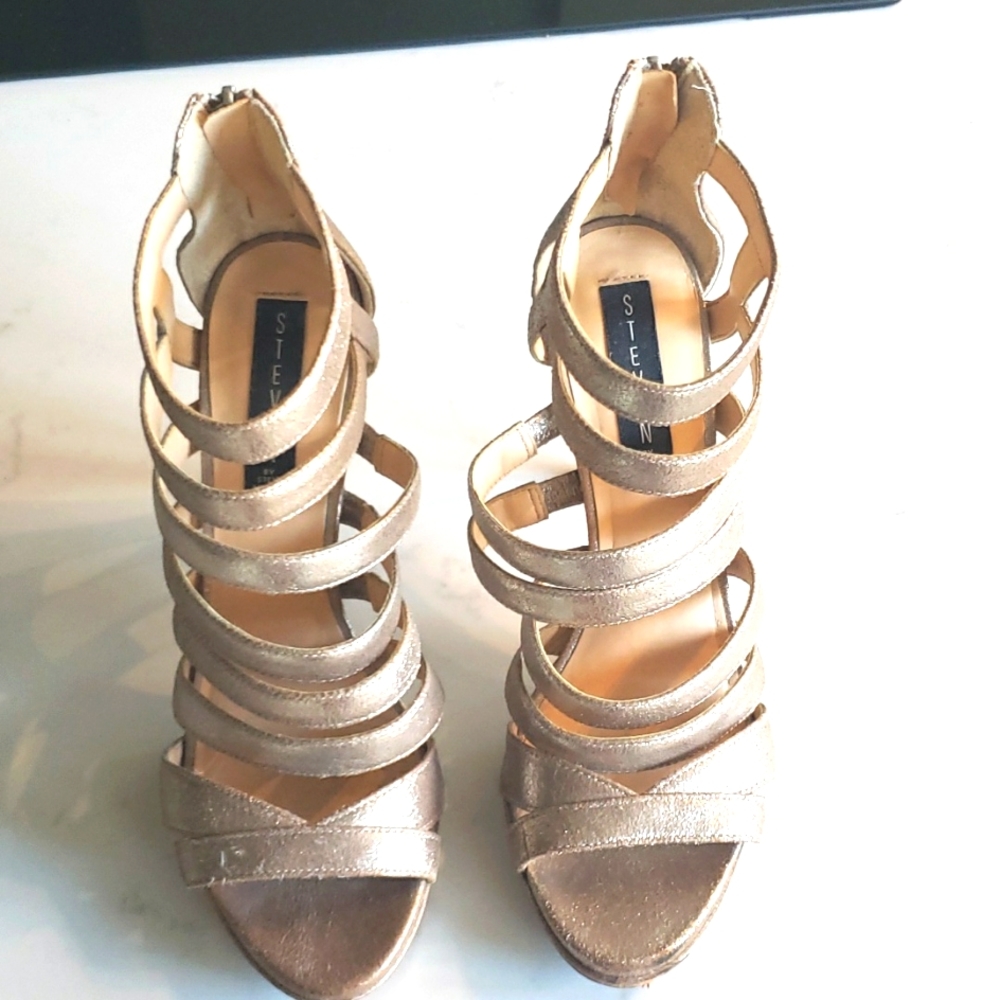 STEVE MADDEN STILETTO CAGE SANDAL | 8